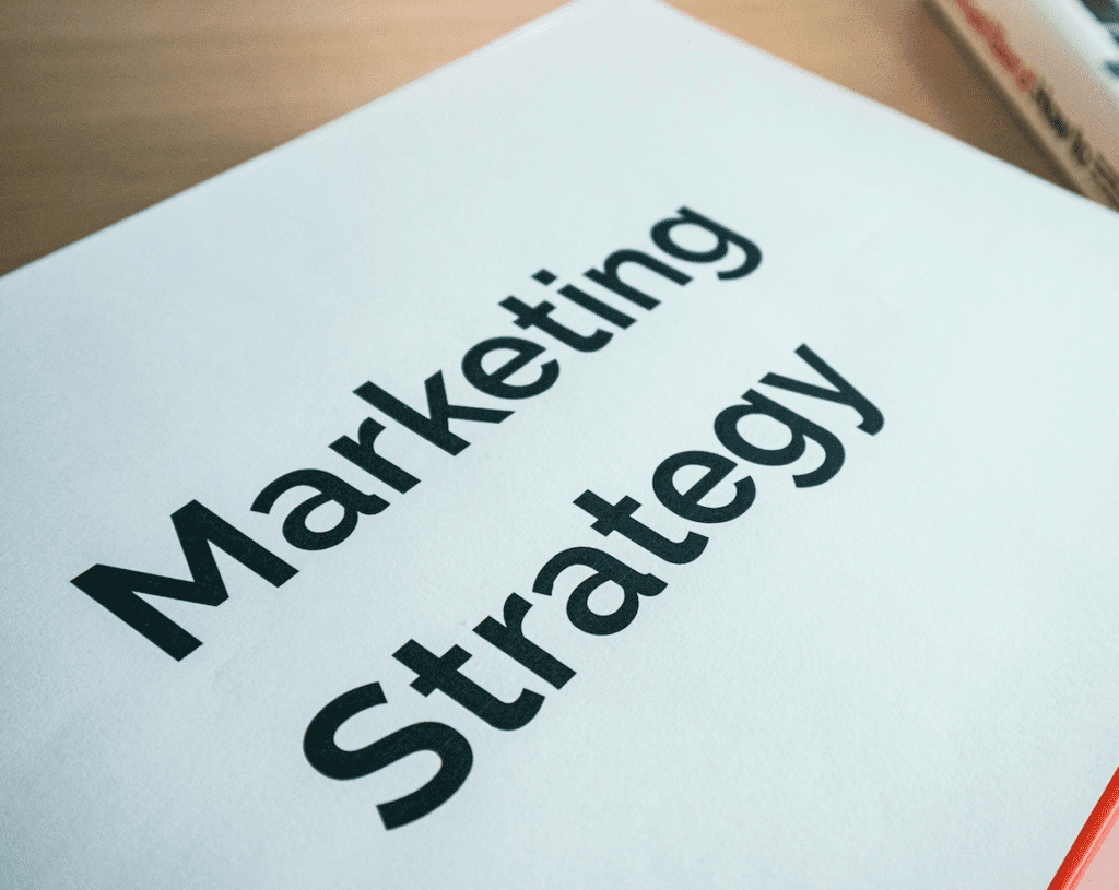Marketing strategy book cover.